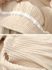 Skirts SURMIITRO Women Long Corduroy Skirt 2023 Autumn Winter Vintage Elegant Solid A Line High Waist Pleated Maxi Female Ladies