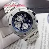 Ap Swiss Luxury Watch Epic Royal Oak Offshore Series Orologio meccanico automatico in metallo titanio Orologio da uomo 26170ti Orologio da uomo di lusso Blue Face 26170ti Blue Face Three