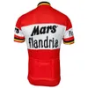 Kan worden aangepast Cycling Jersey Mars Flandria Retro Blue Bike Clothing Wear Riding MTB Road Ropa Ciclismo Cool Nowgonow274F