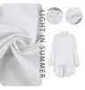 Women's Tracksuits Summer Women's Shorts Top Sets Sexy Solid Loose 2 Two Piece Set White Lantern Sleeve Blouse Shirts Shorts Suits Fit Outfits 230421