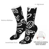 Chaussettes pour hommes Mode Hommes Femmes Casual Doodle Hearts Sket Sport Toute l'année