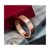 2024 designer ring Titanium Steel Love Band Ring Men and rings for woman Jewelry Couple Gifts Size 5-11