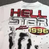 Мужские футболки Футболка Hellstar из 100% хлопка с принтом «мозг» High Street 1 1, свободный крой с короткими рукавами, подходит как мужчинам, так и женщинам T231122