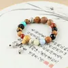 Strand Vintage Eighteen Seed Bodhi Bracelet 18 Buddha Bead Safety Amulet Handheld In Temple Style