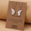 Pendant Necklaces Pendant Necklaces Beauty Butterfly Pendant Necklaces for Women Girl Special Gift for Mother Daughter Fine Chain Chokers for Sister Friend