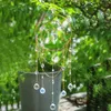 Garden Decorations Sun Catcher Chandelier Crystal Dream Window Prism Glass Suncatcher Yard Decoration Outdoor Christmas Suncatchers 230422