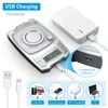 Measuring Tools 0001g Precision Electronic Scales 100g50g USB Charging Digital Weighing Jewelry Scale Portable Lab Weight Milligram Scale 230422