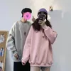 Männer Hoodies Herbst Pullover Sweatshirts Männer Rundhals Lose Langarm Tops Solide Straße Übergroßen Koreanischen Stil Paar Sweatshirt männlich