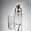 Empty Plastic PET Travel Foamer Bottles Hand Wash Soap Mousse Cream Dispenser Bubbling Bottle 30ml/50ml Clear/White Gold Pump Ppvvj