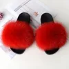 Slippers Fur Summer Women Real Slides Home Furry Flat Sandals Non Slip Fluffy Flip Flops Ladies Woman Cute Plush Shoes 231121