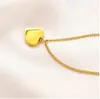 Luxury Women Designer Brand Double Letter Collane Chain Choker Pendant 18K Gold Plated Maglione in acciaio inossidabile Collana Statement Jewerlry Accessori