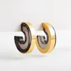 Hoop Earrings 2023 Korean Candy Color Acrylic Sets For Women Fashion Resin C Shape Drop Earring Boho Jewelry Gifts Bijoux Femme