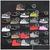 Nyckelringar Lanyards Keychains Lanyards Mini Sile Sneaker Sportskor Keychain Basketball Kids Key Ring Shoe Creative Gift Drop Delive Dhfoq