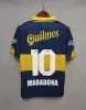 84 95 96 97 98 Boca Juniors Maglie da calcio retrò Maradona ROMAN Caniggia RIQUELME 1997 2002 PALERMO Maglia da calcio Vintage Camiseta de Futbol 99 00 01 02 03 04 05 06 1981