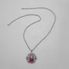 Chaînes collier en acier inoxydable de personnalité de mode de haute qualité pour les accessoires d'araignée de noeud lumineux rubis des hommes