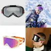 Goggles Projektant mody okulary przeciwsłoneczne 100% maska ​​narciarska ochronna UVA/UVB odpowiednia na gładkie szczyty górskie