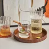 Kubki Lazzy House Glass Glass Kubki do kawy Milk Glass SZKOLNE Ostroje Ostateczne Szklanki Picie Szklanki śniadani