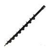 New Model Garden Supplies Diameter 40mm 60mm 80mm Single Blade Earth Auger Drill bits Digging Holes in Ground Replacement parts258C