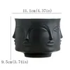 Nordique Homme Visage Céramique Petit Vase Pot De Fleur Succulentes Orchidée Intérieur Planteur Décor À La Maison Créatif Conteneur Titulaire Cachepot Y2007297K