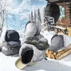 ベレー帽ロシアの男性用防水スキーキャップパイロットの暖かい耳プロテクター特大の野球冬の屋外フード風力防止