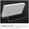 Present Wrap Business Card Display Stand Cards Holder Organizer Desk Name Base Acrylic Rack Storage Racks Sign Bracket