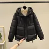 Women's Trench Coats 2023 Autumn Winter Women Parkas Jackets Casual Hooded Thick Warm Pattern Coat Female Outwear Jacket