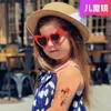 Andere Modeaccessoires 2023 Neue Kinder Cartoon Corao Sonnenblume Sonnenbrille Meninas Menino Crianas Rodada ua ein Buch UV400 culos de sol Kinder Sonnenbrille J230422