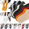 Damen-Socken, Winter, solide, lange, wärmende Baumwollstrümpfe für Damen und Mädchen, über dem Knie, JK, dünnes Bein, kniehoch