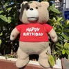 Plush Dolls 43cm 10 movie teddy bear 2 plush toy apron soft birthday gift for good friends 231122