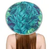 Wide Brim Hats Women Sun Hat Multi Function Anti-UV Summer Tropical Palm Leaf Print Lady Visor Cap Female Beach Outdoor