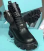 Ankle Overall Boots Military Style Combat Platform Women's Bottom Christmas shoes