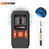 Industriële metalen detectoren Lomvum Detector Backlit Black AC Wood Stud Finder kabeldraden Diepte Tracker Undeground Sturs Wall Scanner LCD HD Display 230422