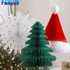 Kerstversiering 1 stkslot 7,5 cm 20 cm Kerstboom Honingraat Feestdecoratie Kerstversiering voor thuis Kerstboomversiering gunsten 231121