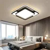 Ceiling Lights Modern Minimalist Black LED Chandelier Living Room Dining Kitchen Loft Bedroom Simple Interior Decoration Nordic Style