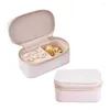 Jewelry Pouches 2023 Luxury Personal Box Travel Portable Small Ring Zipper Pocket Style Storage