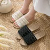 Slippers zomerlinnen huishoudens Japanse stijl anti-skip dames indoor mode kanten huis casual schoenen
