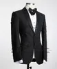 Herrenanzüge Perlen Stilvoller Look Smoking Männer 2 Stück Sets Bräutigam Hochzeit Abendessen Prom Blazer Luxus Strass Terno Masculino Completo