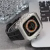 AP MODキットプレミアムチタン合金ケースApple Watchシリーズ9 8 7 6 5 4 SE ULTRA FLUORORUBBER BAND 44MM 45mm 49mm