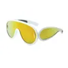 Lunettes de soleil de luxe de marque de mode lunettes de soleil à grande monture pour femmes hommes unisexe 13 lunettes de couleur lunettes de soleil de mode lunettes de course de sport en plein air