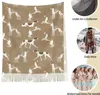 Scarves Happy Whippets Shawl Wraps For Womens Winter Warm Large Soft Scarf Greyhound Sighthound Dog Neckerchief Tassel