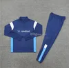 XXXL 23/24 Marseille Survêtements de football CLAUSS OUNAHI VITINHA HARIT Survêtements Veste à capuche Adulte Enfants Kits Formation Chemises de football à manches longues S-3XL