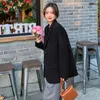 Ternos femininos jaqueta sólida casacos para mulher solto preto outerwears coreano chique e elegante blazer mulher moda 2023 venda ao ar livre roupas