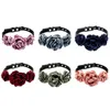 Dog Collars Collar For Female Dogs Cats Floral Decorations Flower Rose Pet Drop