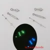 Kits d'outils de réparation montre-bracelet pièces de rechange montre mains ensemble Neddles pour NH35 NH36 mouvement automatique vert ou bleu Luminous264A