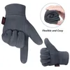 Sporthandskar ozero unisex vinterfleece handske full finger varm skid snowboard mitten kallt väder vindtät rinnande pekskärm cykelhandskar 231122