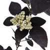 Decorative Flowers Artificial Fake Hanging Interior Decoration Halloween Black Wedding Po Props Like Real Garland Plants Ivy Vine Leaf