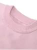 Pulls pour femmes Solide Mode Tricoté O-Cou Femmes Pull À Manches Longues Lâche Chaud Épais Femelle Élégant Jumper Automne Hiver Chic Casual