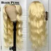 Hair Wigs 613 Honey Blonde Body Wave Lace Front Wig Pre Plucked with Baby Hair Brazilian Wigs Human 231122