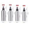 30 ml - 500 ml aluminium Fine Mist Spray Butelki Pusta butelka używana jako perfumy olejek eteryczny z wodą kosmetyczną butelkę Qrhrq