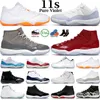 Mens Basketball Shoes Jumpman 11 11s Pure Sneakers Violet Sneakers Neutro Olive Gym Red Velvet Heires Legend Gamma Blue Concord criou Volt Women Women Tennis Trainers